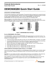 Freescale Semiconductor DEMO908QB8 Quick start guide
