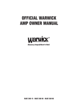 Warwick Blue Cab 15 Owner's manual
