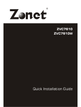 Zonet ZVC7610W Quick Installation Manual