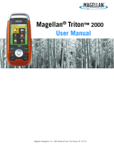 Magellan Triton 2000 User manual