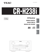 TEAC CR-H238I Owner's manual