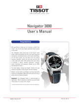 Tissot NAVIGATOR 3000 User manual