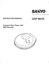 Sanyo CDP-M470 User manual