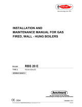 Radiant RBS 20 E Installation guide