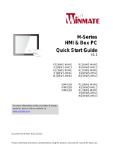 Winmate W22IHWS-MHA3 Quick start guide