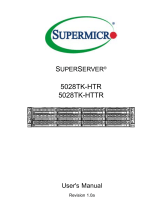 Supermicro SUPERSERVER 5028TK-HTTR User manual