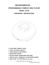 Durabrand CD-56 Operating Instructions Manual