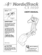 NordicTrack CX 1050 User manual