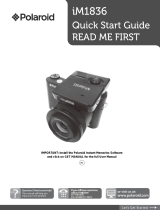 Polaroid iM1836 Quick start guide