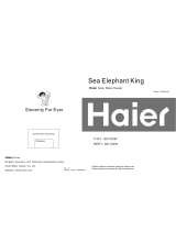 Haier Sea Elephant King PJF1-100W User manual