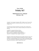 Tyan TRINITY KT User manual