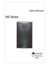Alto MS18S User manual