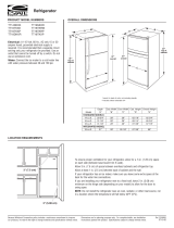 Estate TT16TKXP Dimension Manual