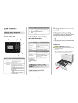 Lexmark MS911 Quick Reference Manual