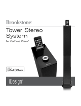 Brookstone iDesign Power Speaker Instructions Manual