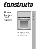 CONSTRUCTA Built-in oven Instructions For Use Manual