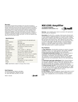 Knoll MA1250 Installation guide