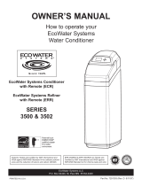 EcoWater ECR 3500R30 Owner's manual