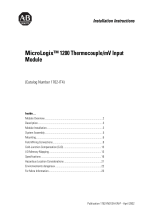 Rockwell Automation MicroLogix 1200 Installation Instructions Manual