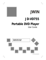 jWIN JD-VD755 User manual