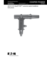 Eaton 600 A 35 kV Class Insulated Standoff Bushing Installation Instructions Manual