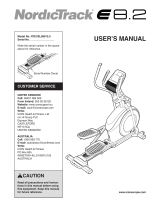 NordicTrack E 8.7 User manual