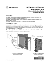 Motorola MOSCAD Owner's manual