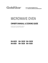 Goldstar MA-1502B Owner's Manual & Cooking Manual
