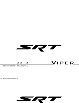 Chrysler SRT Viper 2013 Owner's manual
