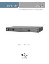 LightSpeed Technologies 800iX User manual