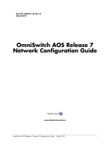 Alcatel-Lucent OmniSwitch AOS 7 User manual