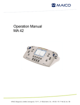 Maico MA 42 Operating instructions