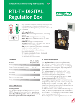 Simplex RTL-TH DIGITAL Installation And Operating Instructions Manual