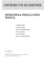 Haier AC122ACBHA Operation and Installation Manual