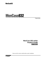 Moneual 832 series User manual