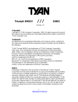 Tyan Triumph i845GV User manual