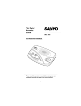 Sanyo DAS202 User manual