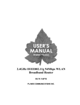 Planex BLW-54PM User manual