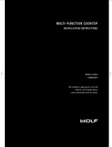 Wolf ICBIM15G Installation Instructions Manual