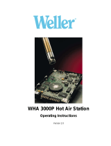 Weller WHA 3000P Operating Instructions Manual
