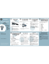 Motorola H710 - Headset - Over-the-ear Quick start guide