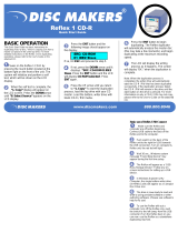 Disc Makers Reflex 1 Quick start guide