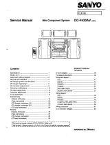 Sanyo DC-F430AVU User manual