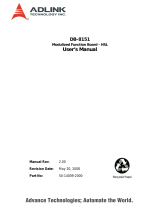 ADLINK Technology DB-8151 User manual