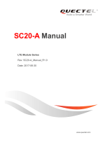 Quectel Wireless Solutions SC20-A User manual