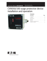 Eaton CVX050 User manual