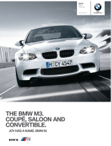 BMW M3 convertible Quick start guide