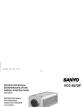 Sanyo VCC-6572P User manual