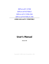 Jaton 3DForceFX5700-256DE User manual