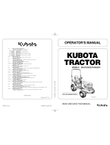 Kubota BX1870 User manual